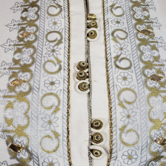 Almirah Junaid Jamshed Pakistani Fancy Ready-Made Long Kameez Pant Outfit XS/37 - Picture 11 of 14